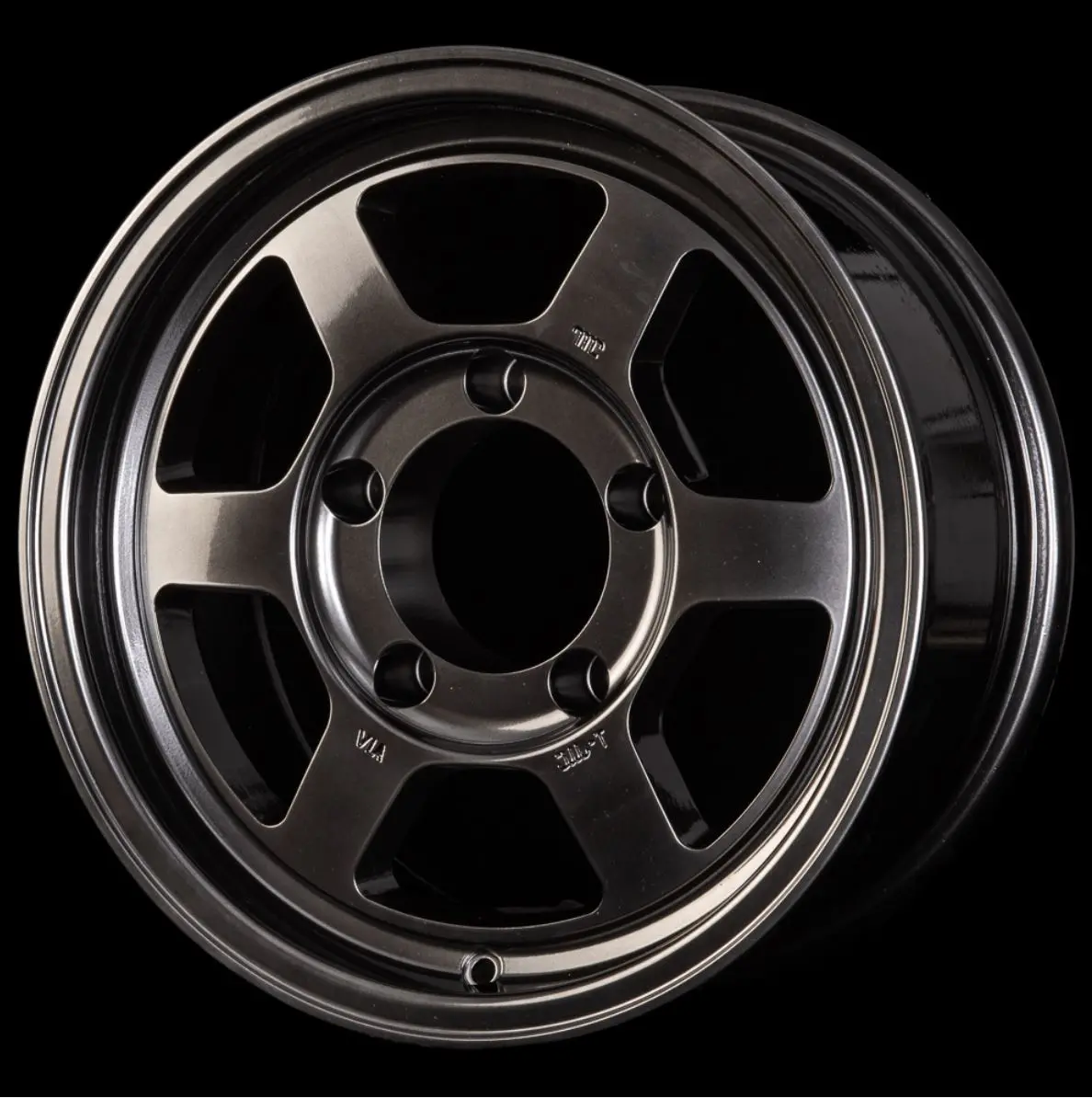 Rota Grid Type X 15X7" Hyper Black Alloy Wheel *Et0, 5X139.7 (Jimny Models 2018-Current Xl 5-Door, Glx & Lite 3-Door) 2