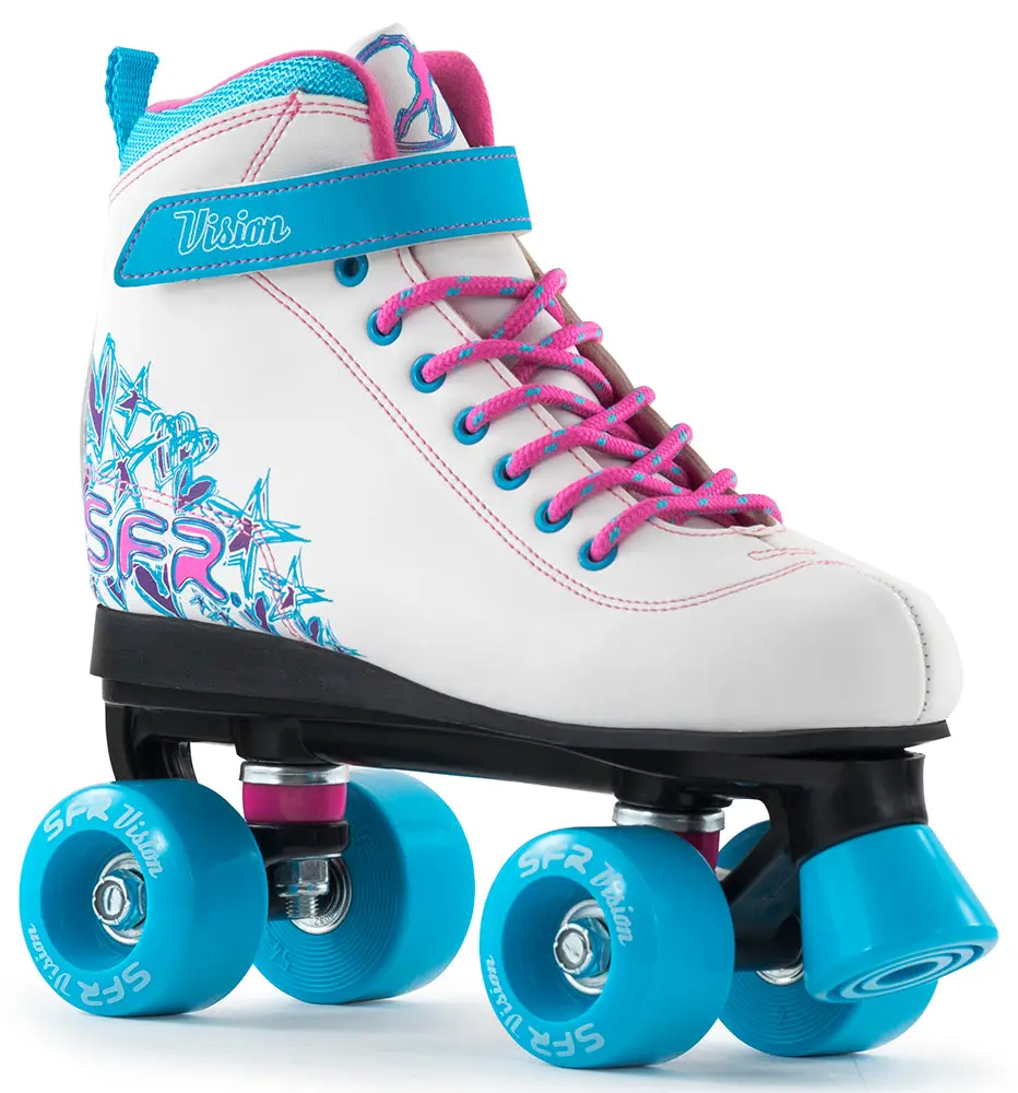 Sfr Vision Ii Quad Skates White & Blue 1
