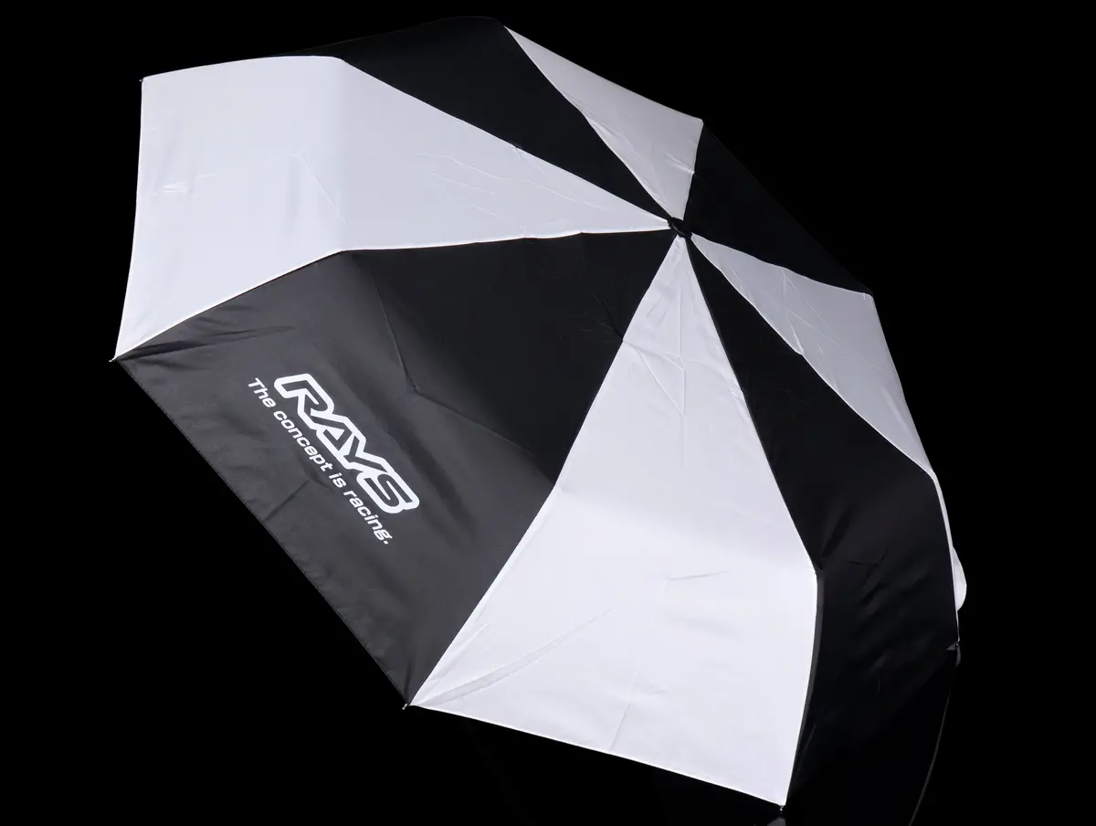 Rays The Concept Is Racing Compact Umbrella - Black/White 1