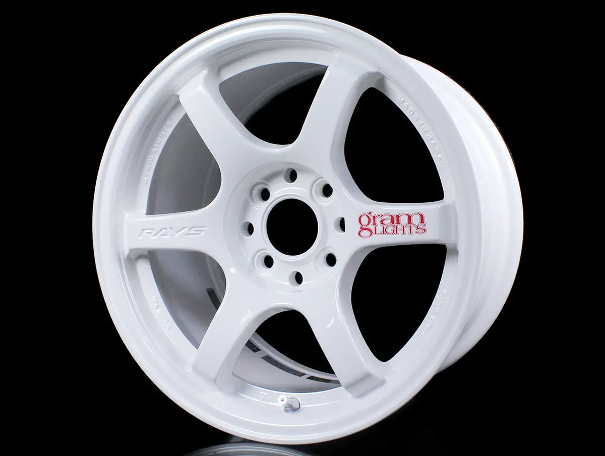 Rays Gram Lights 57Dr Wheels - White 15X8 / 4X100 1