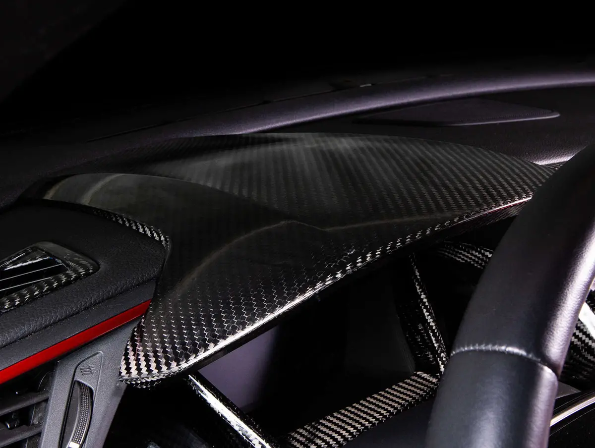 Revel Gt Dry Carbon Center Dash Cover - 16-18 Civic 2