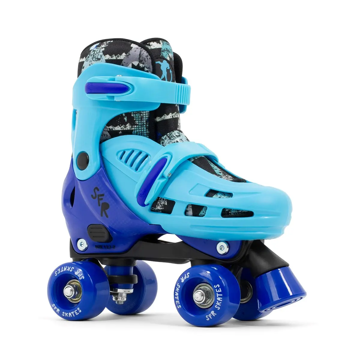 Sfr Hurricane Iv Adjustable Roller Skates - Shark Blue 1