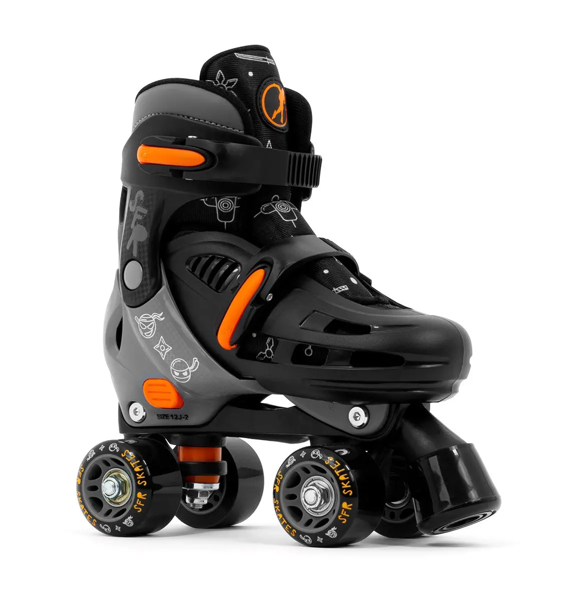 Sfr Hurricane V Adjustable Roller Skates - Ninja 1