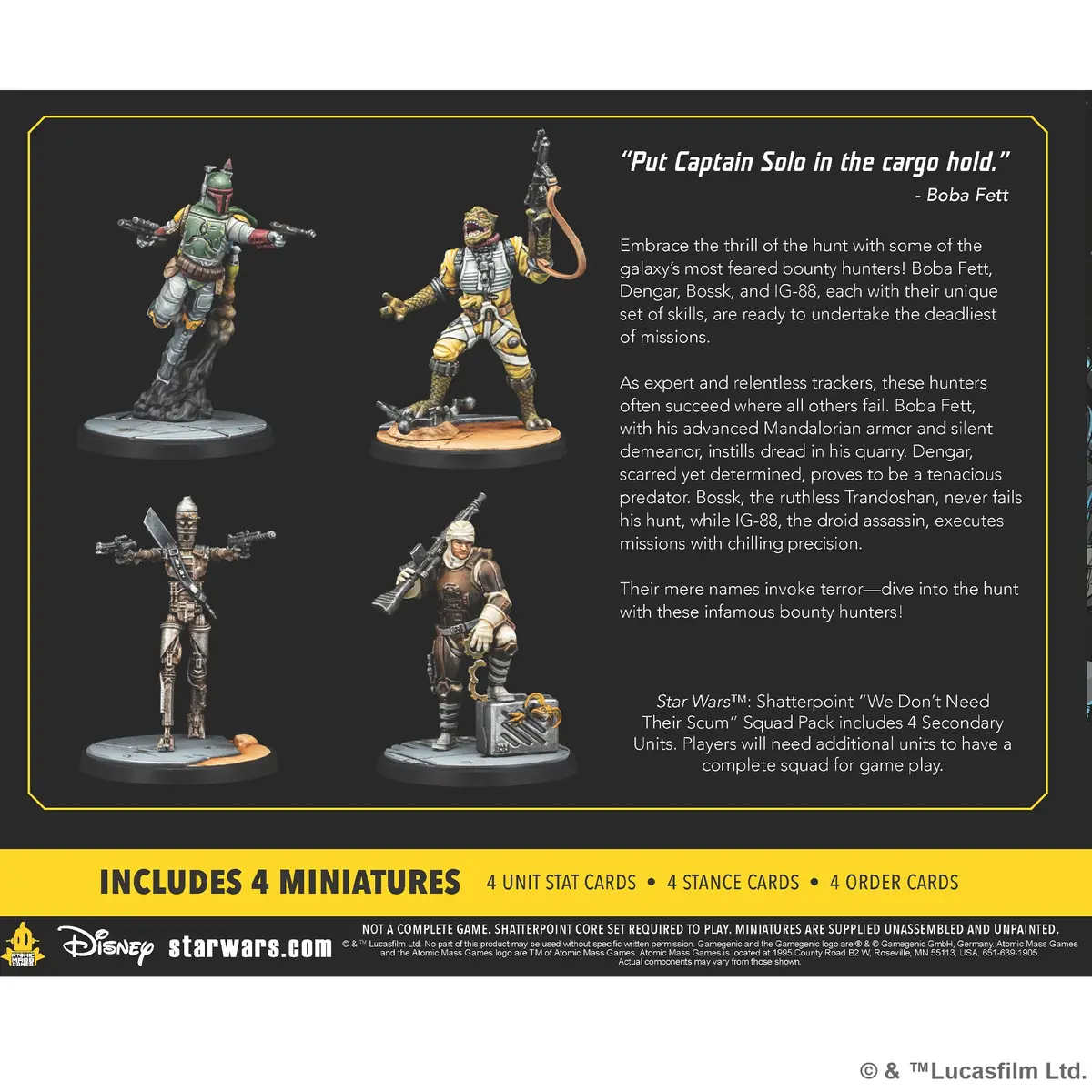 Star Wars: Shatterpoint - We Don’T Need Their Scum Unit Pack 2
