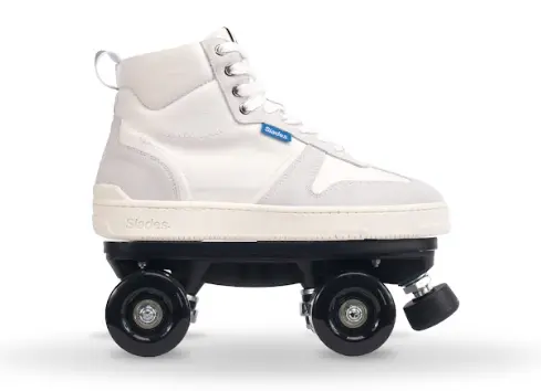 Slades Detachable Roller Skates White S Quad Pack 1