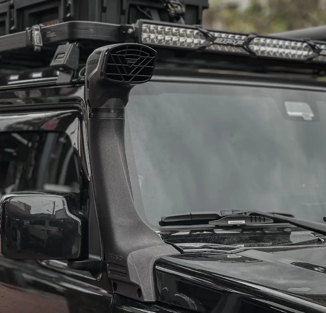 Bravo Snorkel - Complete "No Modification" Snorkel Kit (Jimny Models 2018-Current Xl 5-Door, Glx & Lite 3-Door) 1
