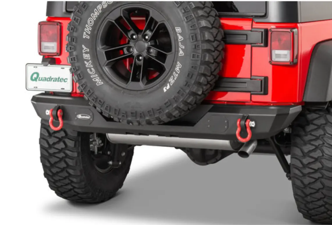 Quadratec Mid Width Rear Bumper For 07-18 Jeep Wrangler Jk 1