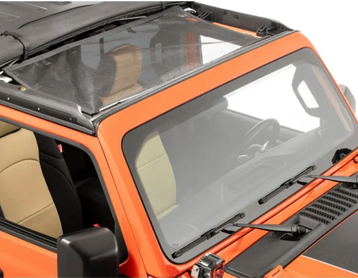Quadratec Quadratop Skylite Roll Top Sunshade For Jeep Wrangler Jl & Gladiator Jt 1