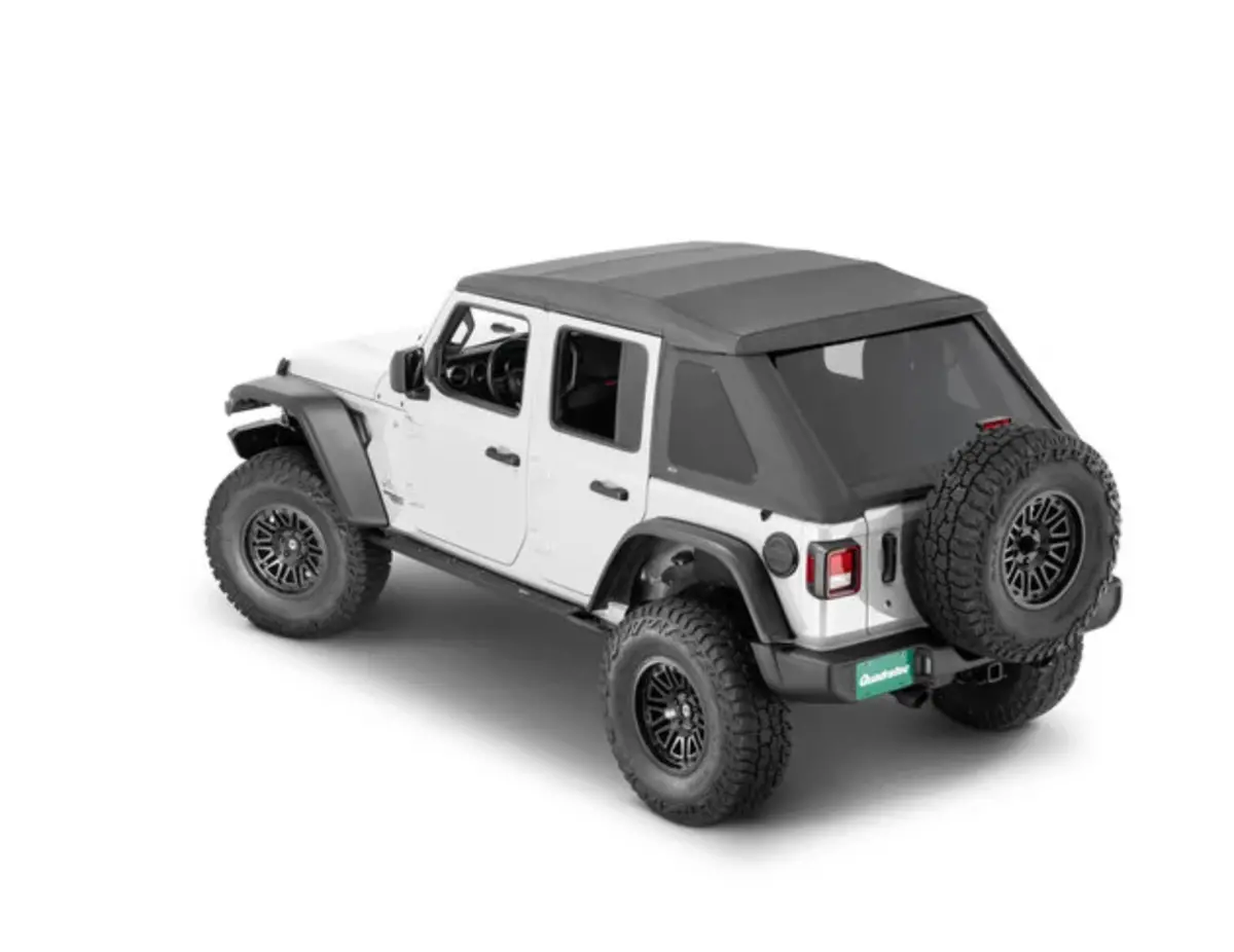 Quadratop 11113.2335 Adventure Top For 18-26 Jeep Wrangler Jl Unlimited Black Diamond 1