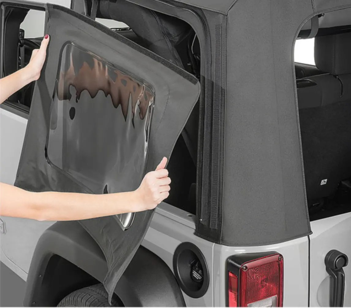 Quadratop Gen Ii Complete Soft Top In Premium Sailcloth For 07-18 Jeep Wrangler Jk 1