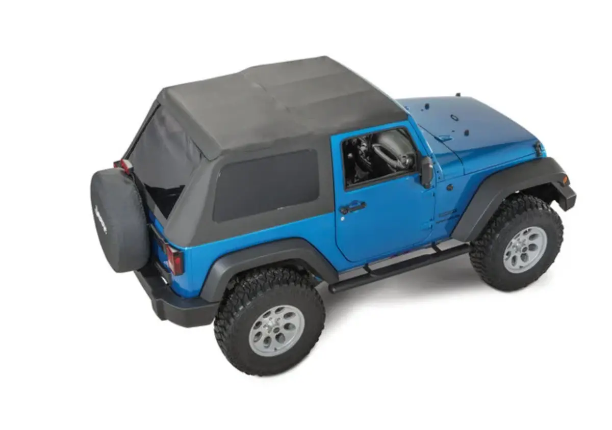 Quadratop Fastback Conversion Replacement Fabric Only For 07-18 Jeep Wrangler Jk 1
