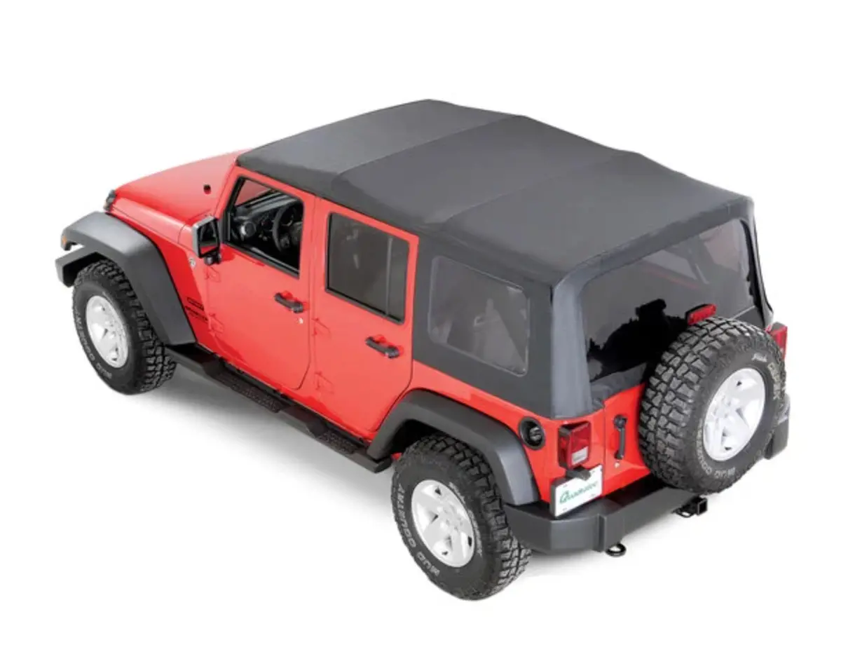 Quadratop Premium Sailcloth Replacement Soft Top In Black Diamond For 07-09 1