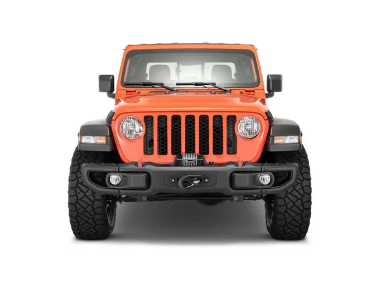Carnivore Winch Mounting Plate For 18-26 Jeep Wrangler Jl & Gladiator Jt With Factory Steel Bumper 1