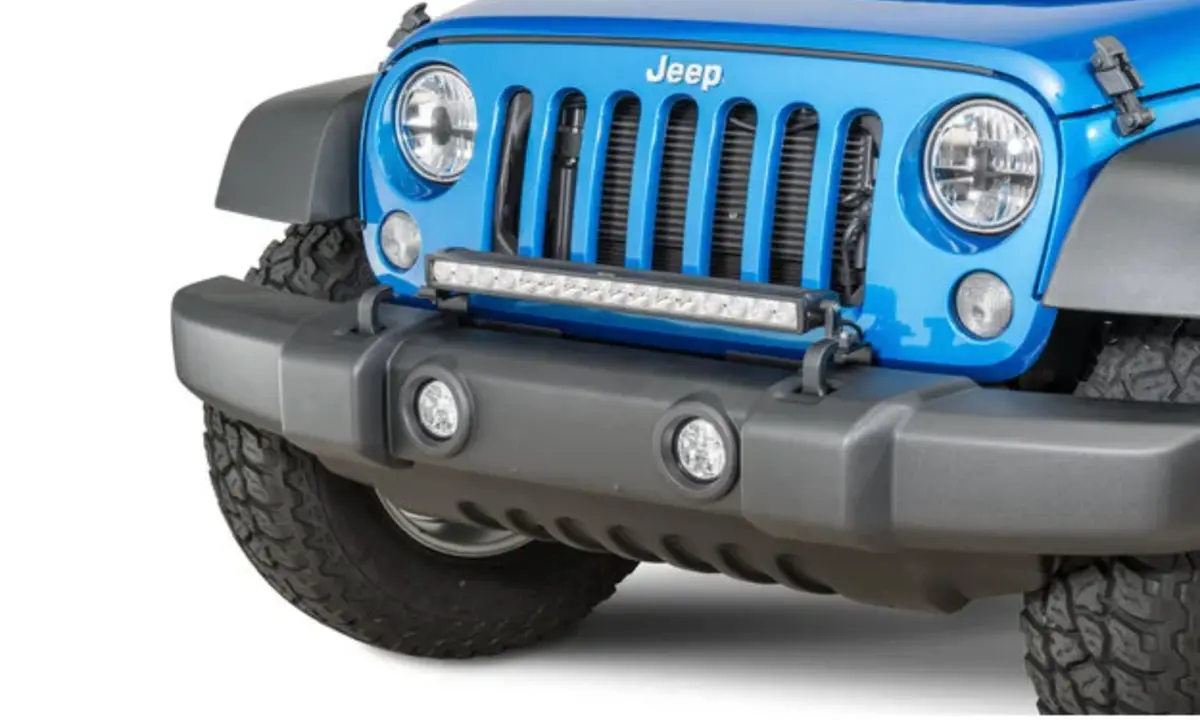 Quadratec Jk-Lmled28 Adjustable Led Light Mount Brackets For 07-18 Jeep Wrangler Jk 1