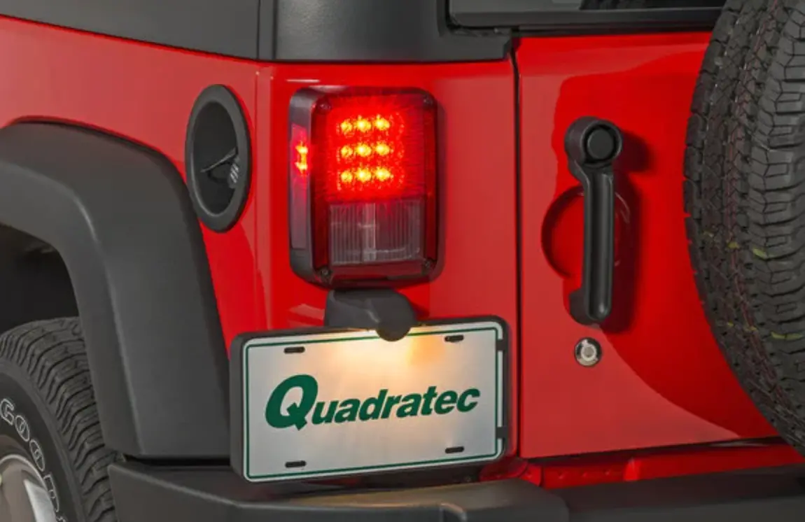 Quadratec Led Tail Lights For 07-18 Jeep Wrangler Jk 1