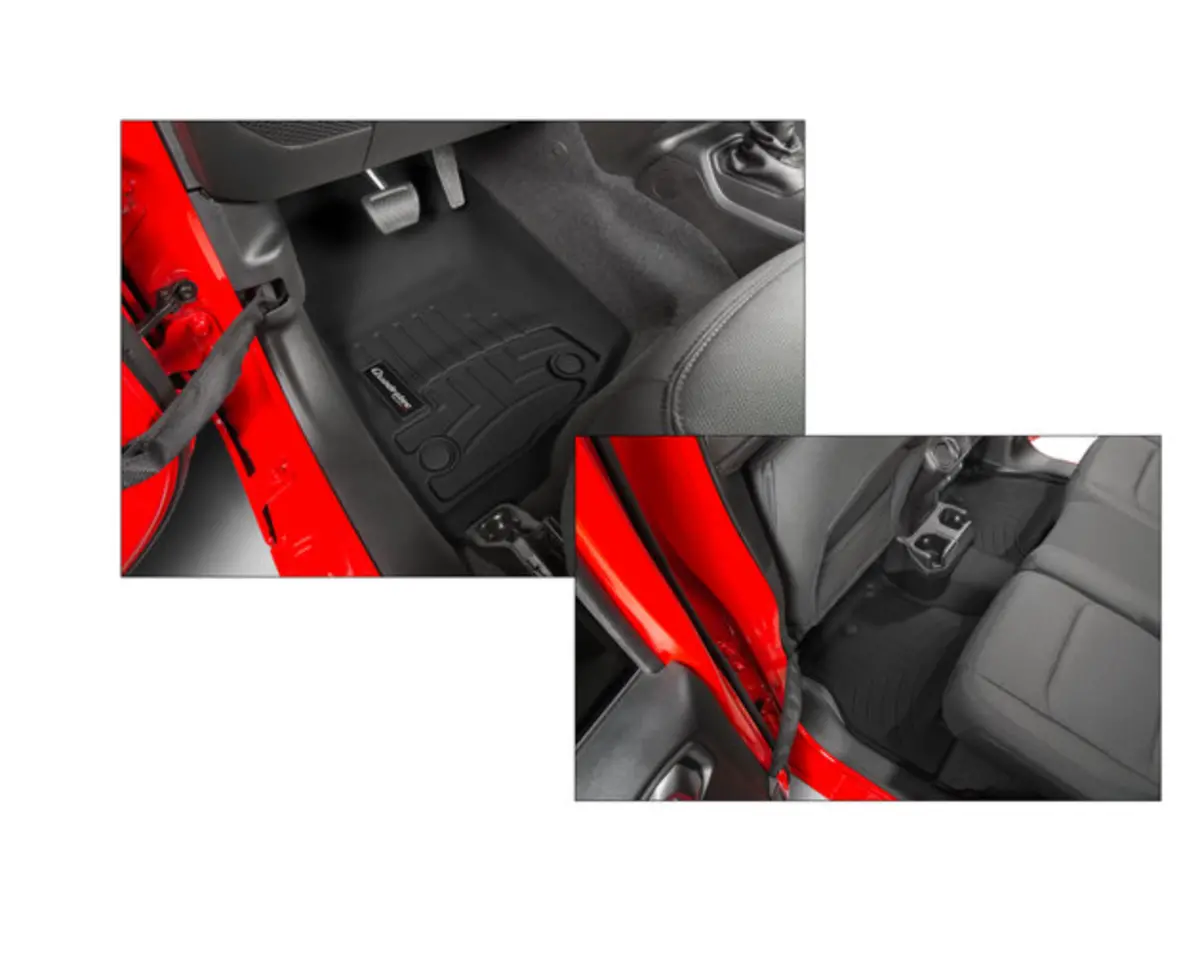 Quadratec Digitalfit Front And Rear Liners By Weathertech For 18-26 Jeep Wrangler Jl Unlimited 1