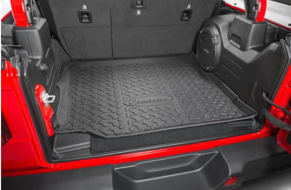 Quadratec Ultimate All Weather Rear Cargo Liner For 18-26 Jeep Wrangler Jl Unlimited (Leather Seats, W/O Sub) 1