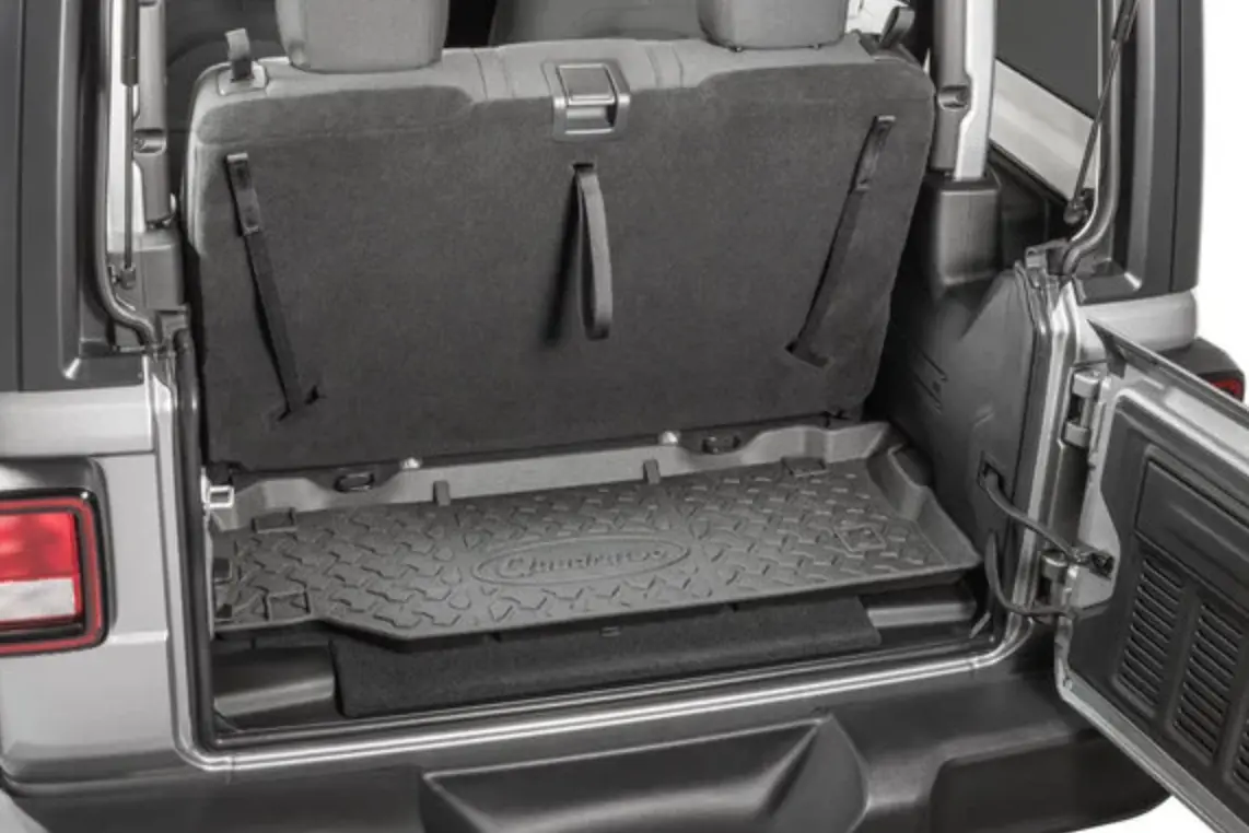 Quadratec Ultimate All Weather Rear Cargo Liner For 18-26 Jeep Wrangler Jl 2-Door 1