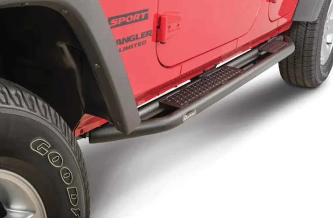 Quadratec Qrc Side Armor With Step For 07-18 Jeep Wrangler Unlimited Jk 1
