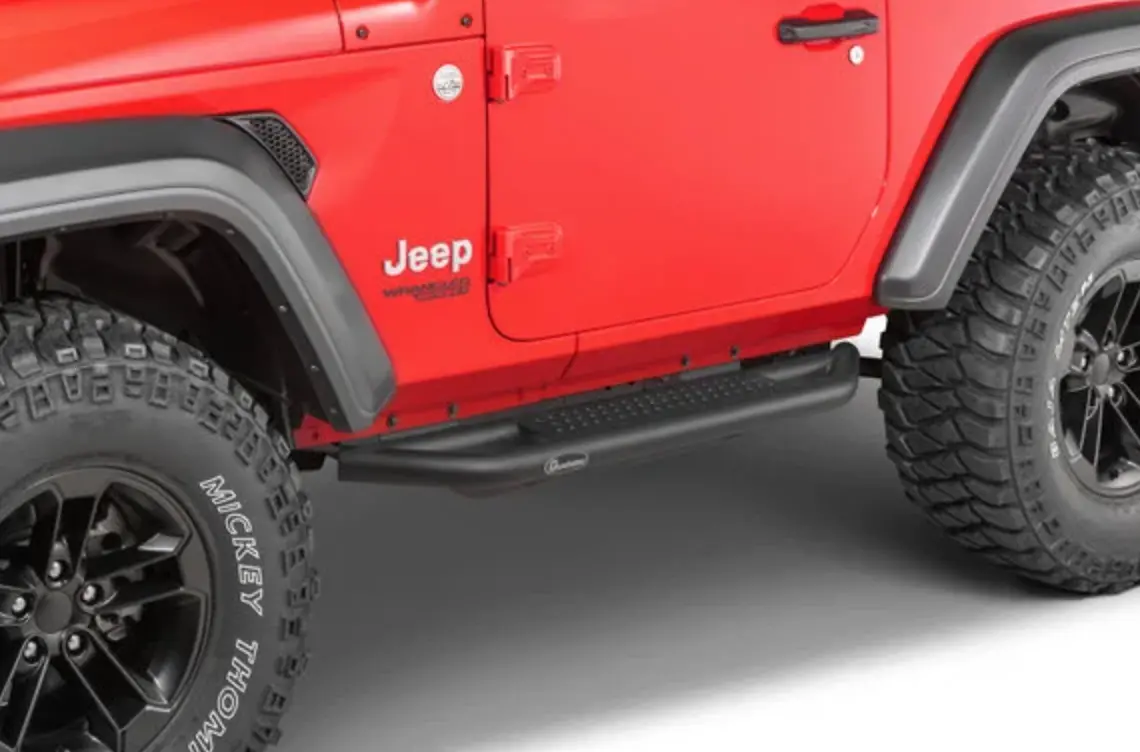 Quadratec Qrc Side Armor With Step For 18-26 Jeep Wrangler Jl 2-Door 1