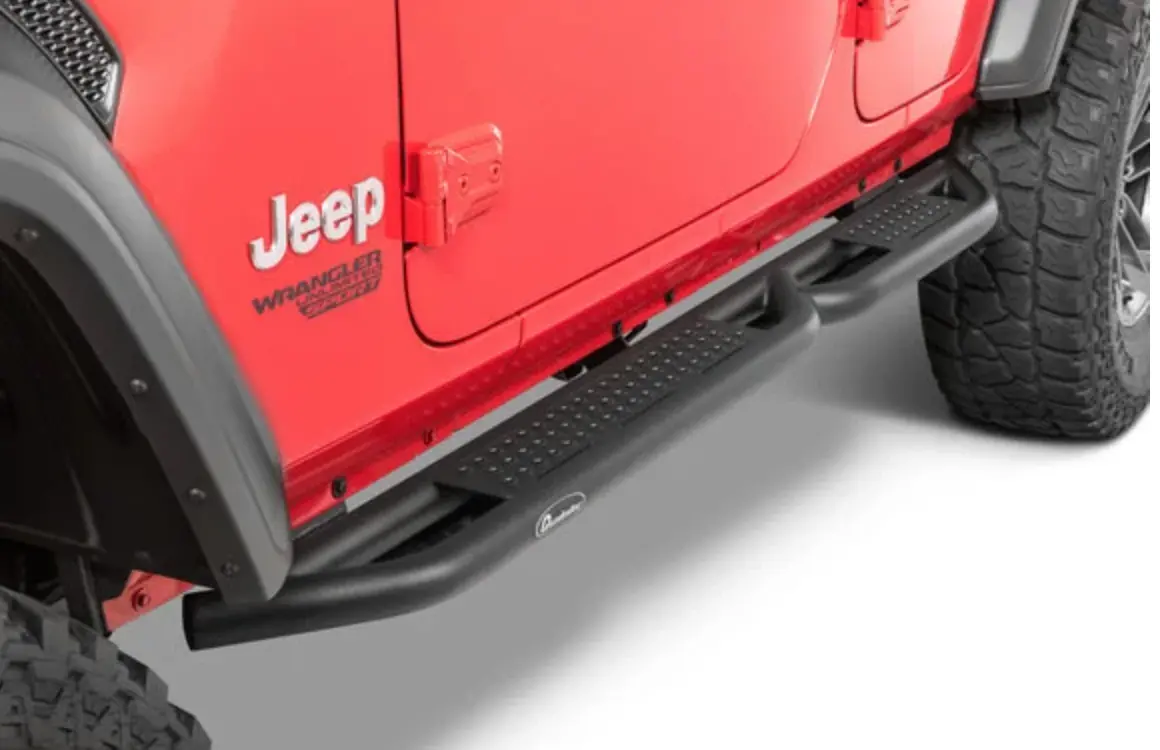 Quadratec Qrc Side Armor With Step For 18-26 Jeep Wrangler Jl Unlimited 4-Door 1
