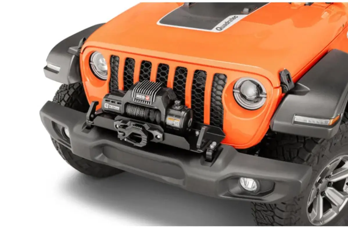 Carnivore Winch Mounting Plate For 18-26 Jeep Wrangler Jl & Gladiator Jt With Factory Plastic Bumper 1