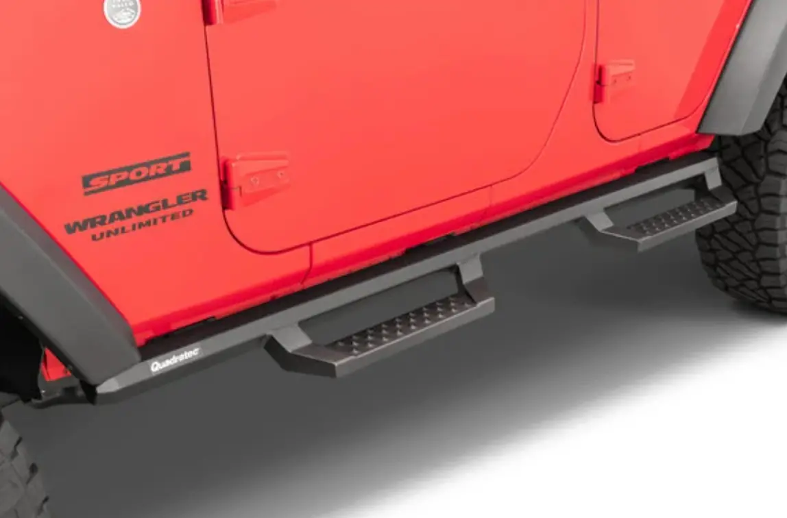 Quadratec Qrc Drop Steps For 07-18 Jeep Wrangler Jk Unlimited 4-Door 1