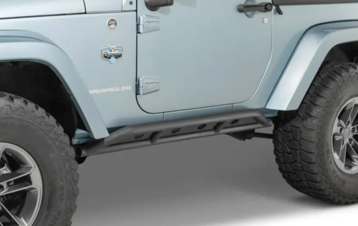 Quadratec Heavy Duty Rocker Guards For 07-18 Jeep Wrangler Jk 2-Door 1