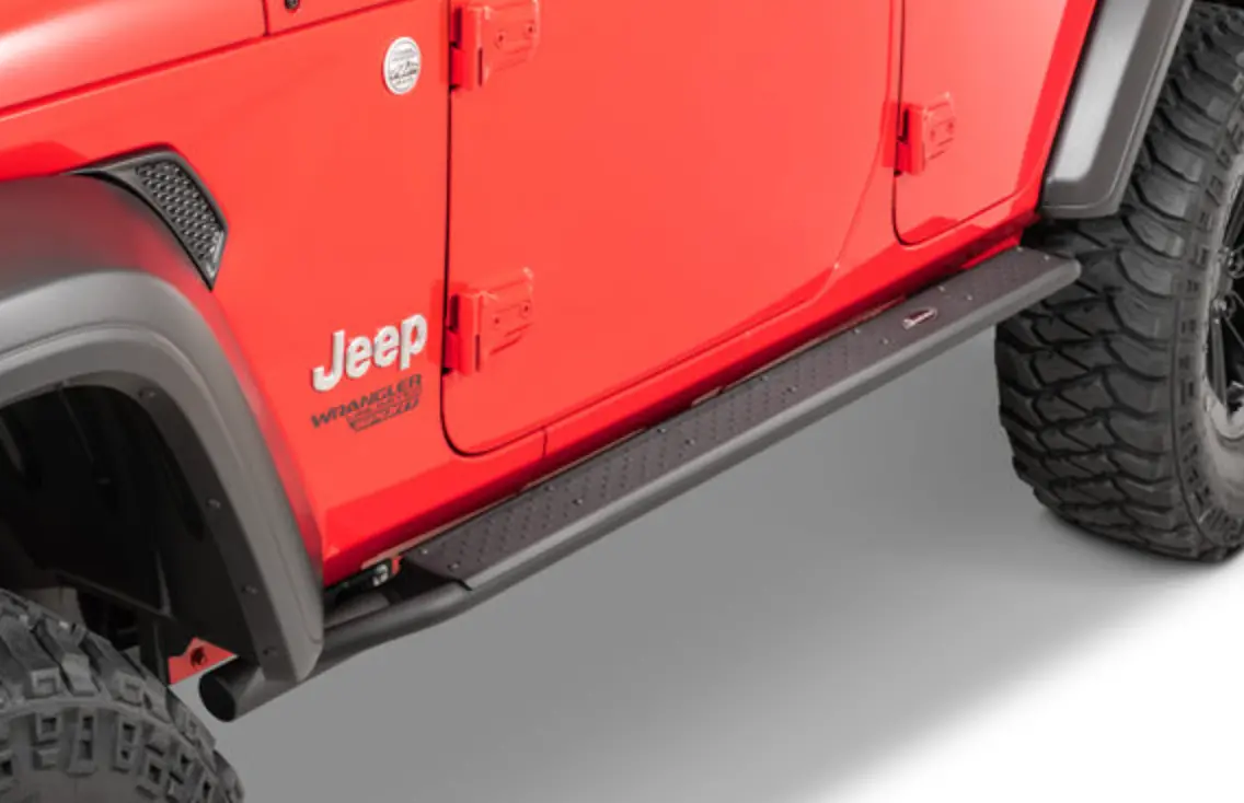 Quadratec Brute Strength Side Steps For 18-26 Jeep Wrangler Unlimited Jl 4-Door 1