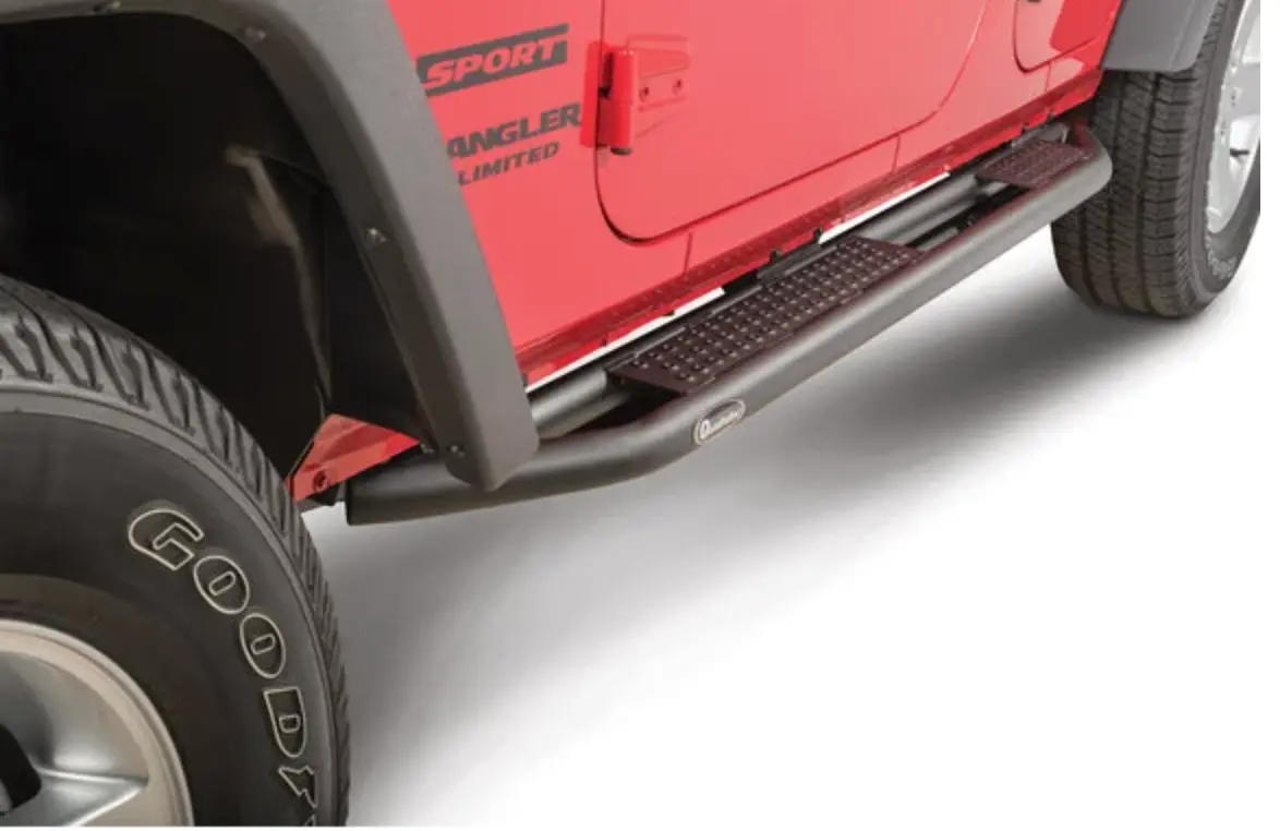 Quadratec Qrc Side Armor With Step For 07-18 Jeep Wrangler Unlimited Jk 1