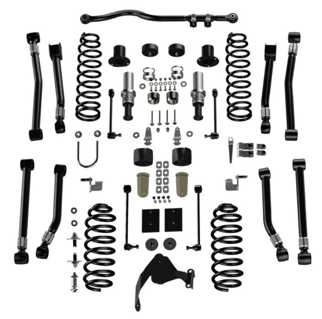 Teraflex Jk 2Dr: 6" Alpine Ct6 Long Arm Suspension System - No Shocks 1