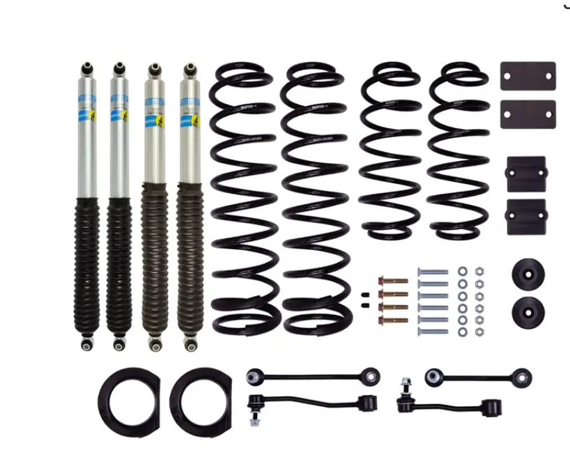 Bilstein Suspension B8 5100 1.5" Lift Kit For Jeep Wrangler 2018-2023 With Winch 1