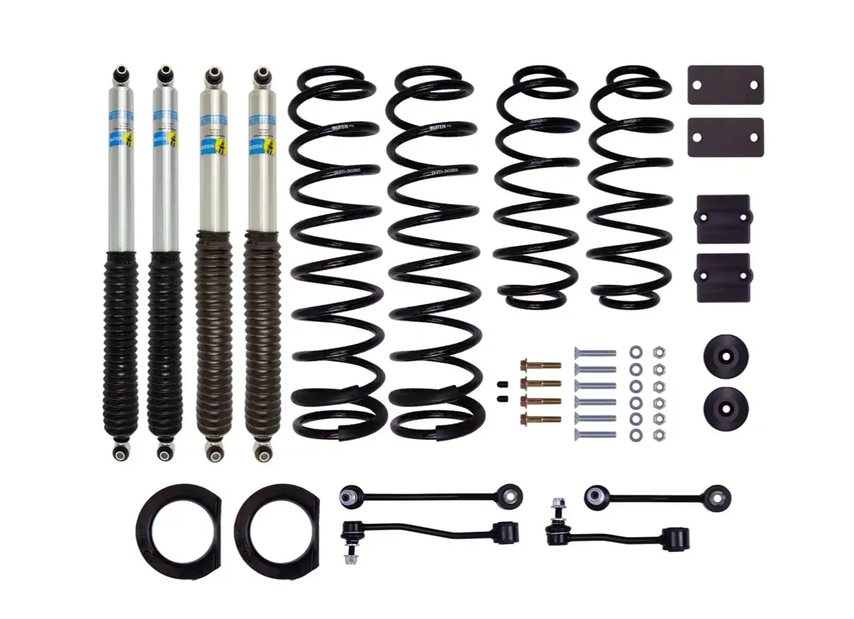 Bilstein B8 5100 Series Front And Rear Shocks For 1.50 To 2.50-Inch Lift (18-26 Jeep Wrangler Jl 4-Door W/O Winch, Excluding Rubicon) 1