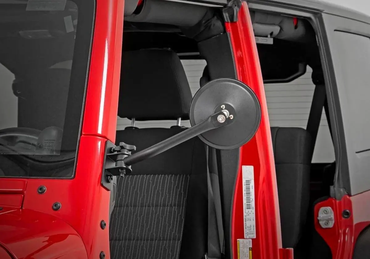 Round Trail Mirror Jeep Wrangler Jk/Wrangler Unlimited (2007-2018) 1