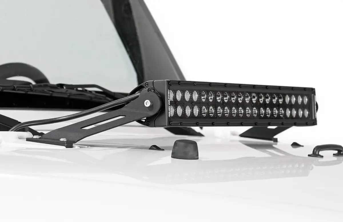 Led Light Mount Hood | 20" | Jeep Wrangler Jk/Wrangler Unlimited (07-18) 1