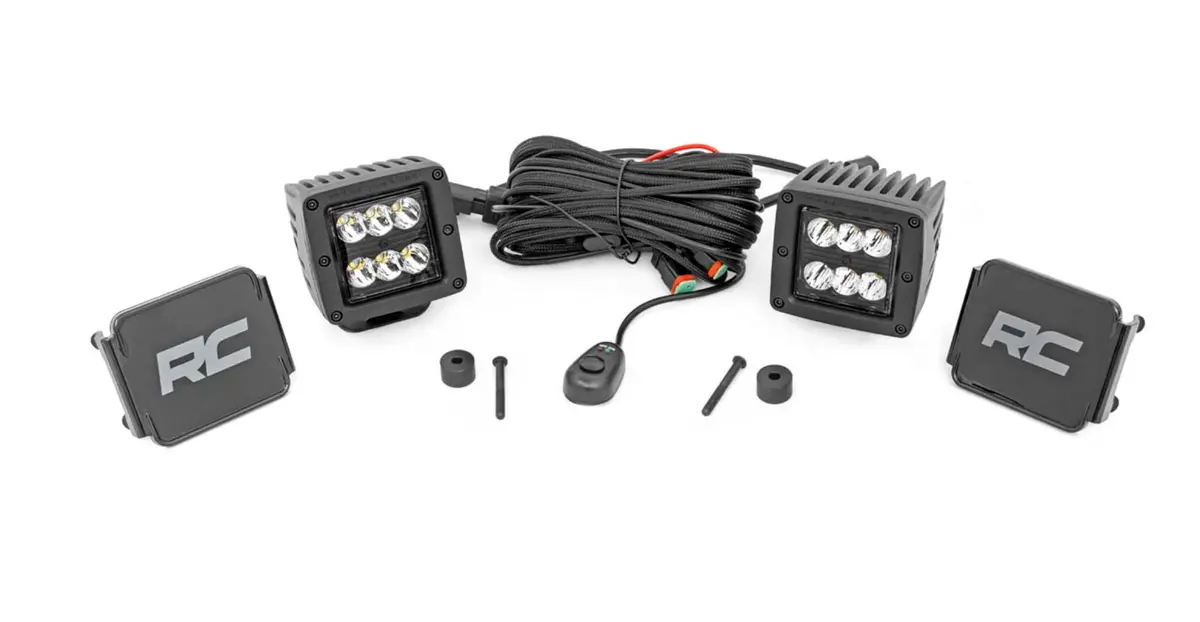 Led Ditch Light Kit Cowl Mount | Jeep Gladiator Jt/Wrangler Jl (18-26) 1