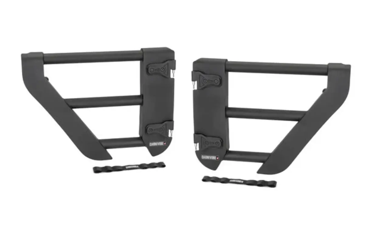 Carnivore Tube Doors Rear For 07-18 Jeep Wrangler Jk Unlimited 4-Door 1