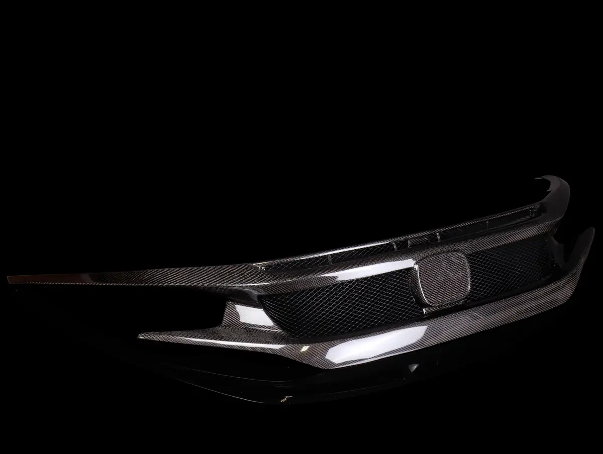 Seibon Cv Style Carbon Fiber Front Grill - 17-21 Civic Type R (Fk8) 1