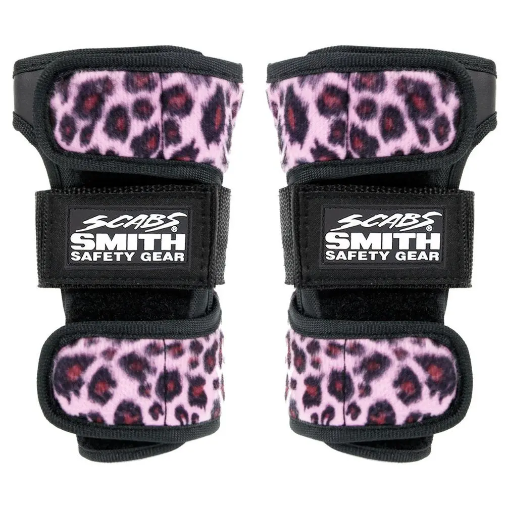 Smith Scabs Pink Leopard Wrist Guards 1