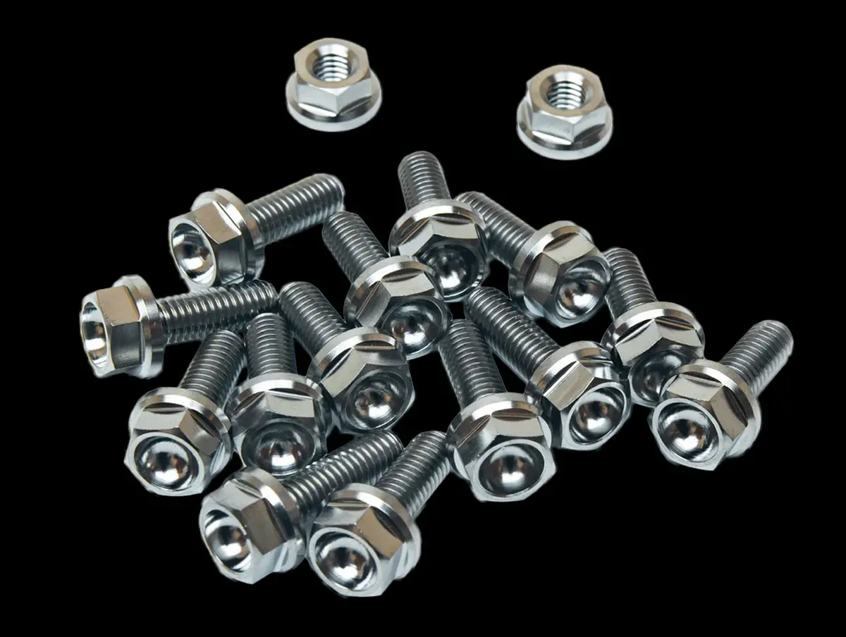 Speedfactory Racing K-Series Titanium Oil Pan Hardware Kit - Steel Pan Only (16Pcs) 1
