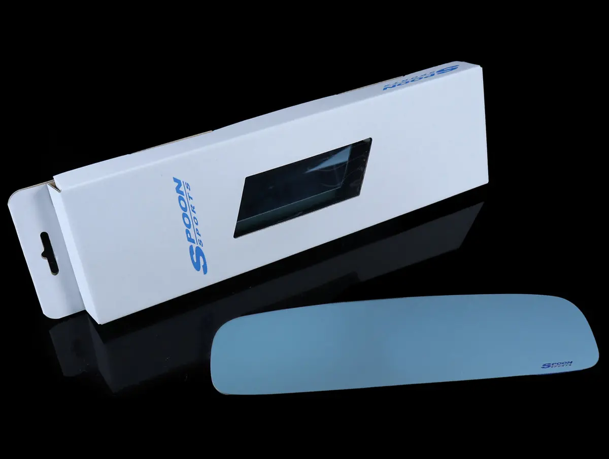 Spoon Blue Wide Rear View Mirror - Honda 1