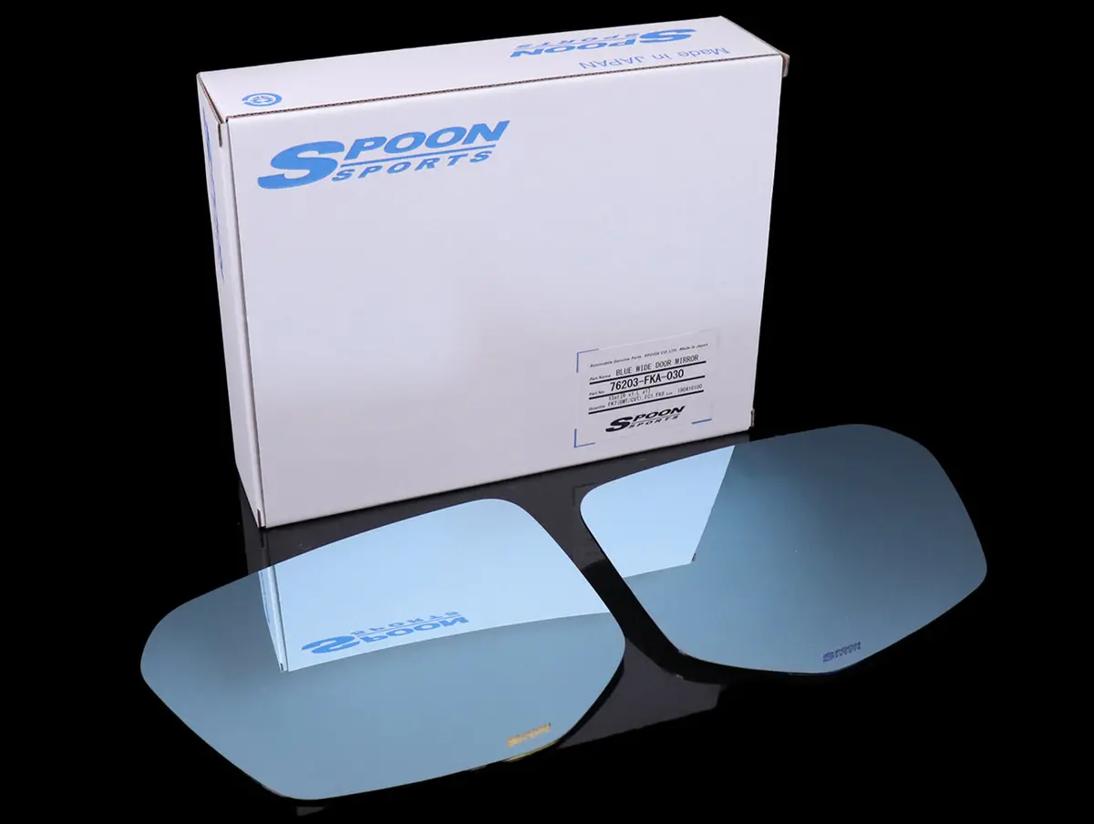 Spoon Blue Wide Side Mirror Set - 16-21 Civic / 17-21 Civic Type-R Fk8 1