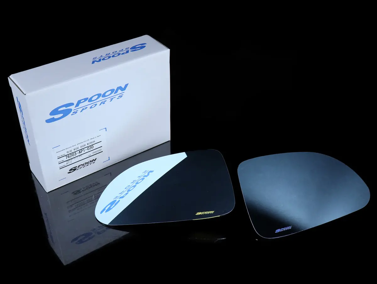 Spoon Hydro-Blue Wide Side Mirror Set - 00-09 S2000 1