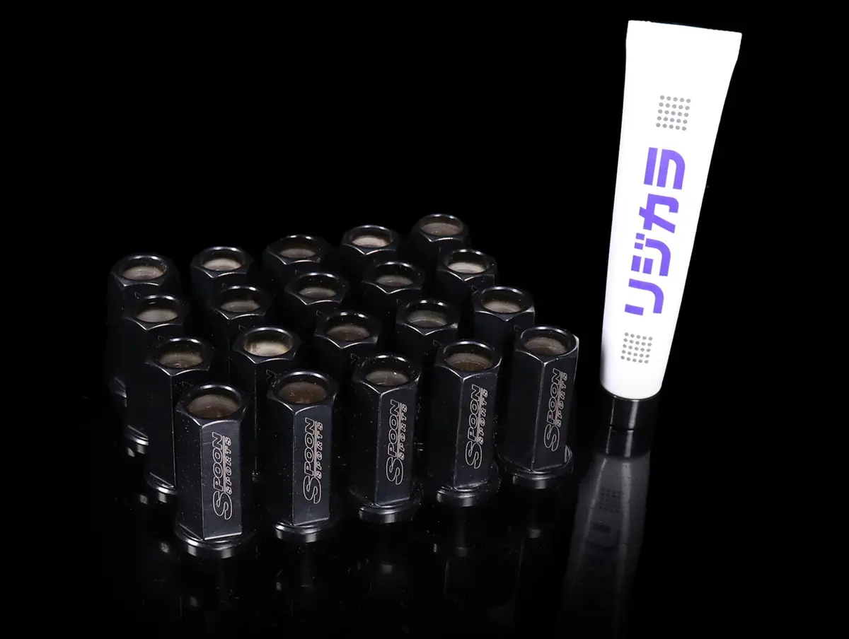 Spoon Sports Black Lug Nut Set - M12x1.50 2