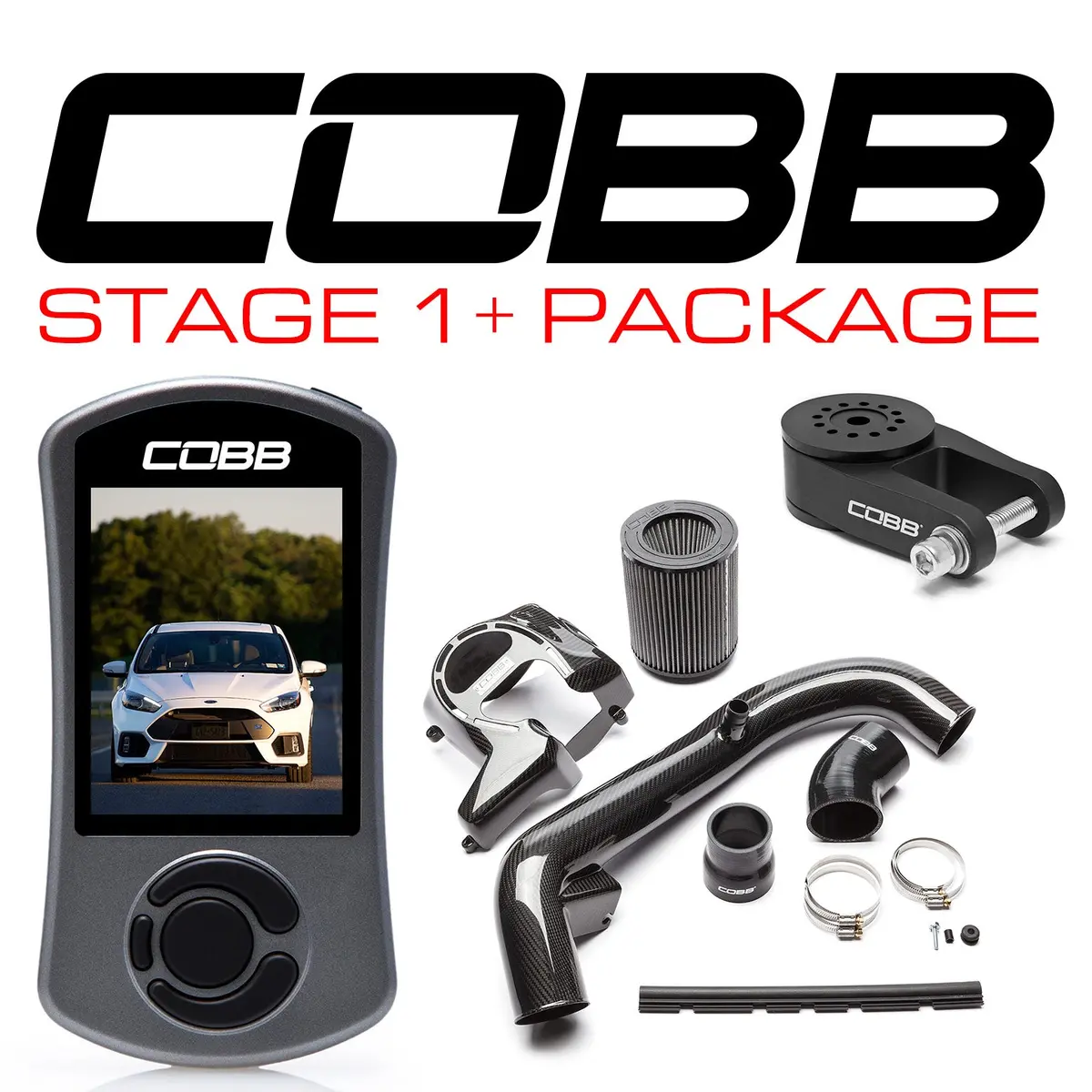 Cobb Tuning Stage 1+ Carbon Fiber Power Package For 2016+ Ford Focus Rs 1