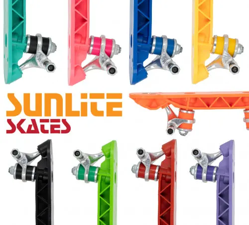 Sunlite Skates Roller Skate Plates 8Mm Axles - Various Colours 1