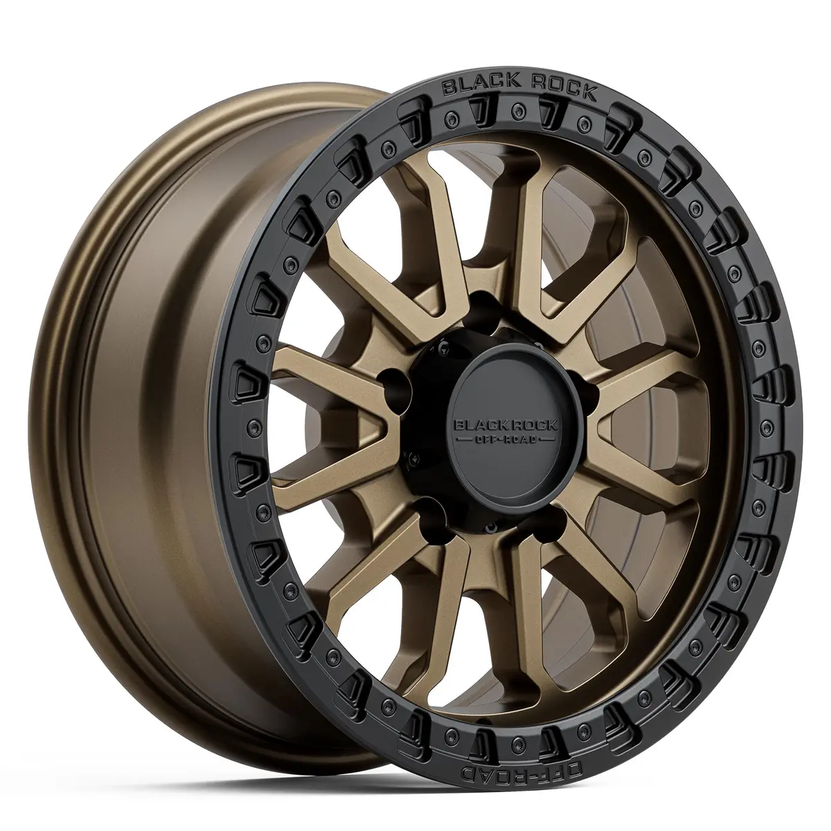 Black Rock Wheels Cobra 16X7" Alloy Wheel - Dark Bronze (Jimny Models 2018-Current Xl 5-Door, Glx & Lite 3-Door) 1