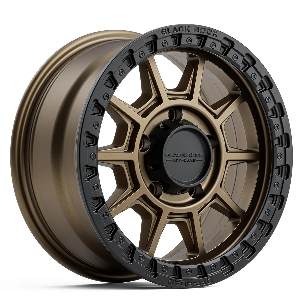 Black Rock Wheels Gunner 16X7" Alloy Wheel - Dark Bronze (Jimny Models 2018-Current Xl 5-Door, Glx & Lite 3-Door) 1