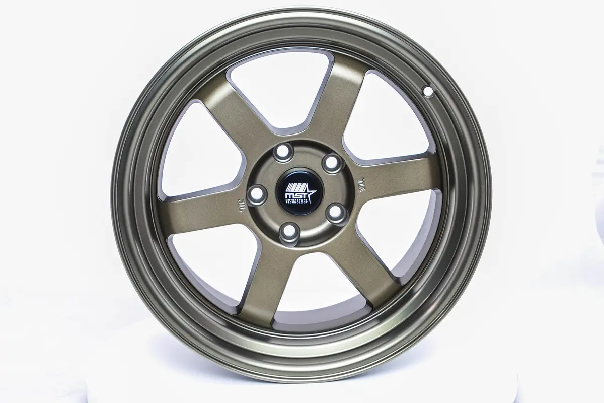 Time Attack - Matte Bronze W/Bronze Machined Lip - 17X9.0 5X114.3 Offset +20 1