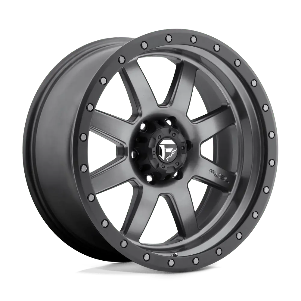 Fuel 1Pc Matte Gun Metal Black Bead Ring Trophy 17X8.5 5X5.0 78.1 Gdb -06 1